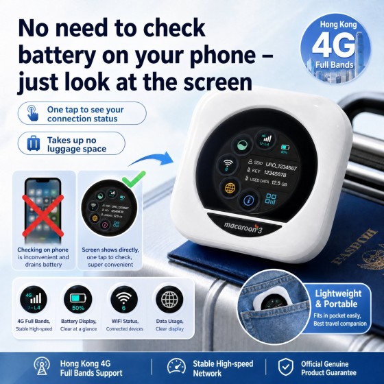 [Channel-specific] UROAMING - M3A - Global Internet WIFI [Device 0 yuan purchase gets 899 balance free]