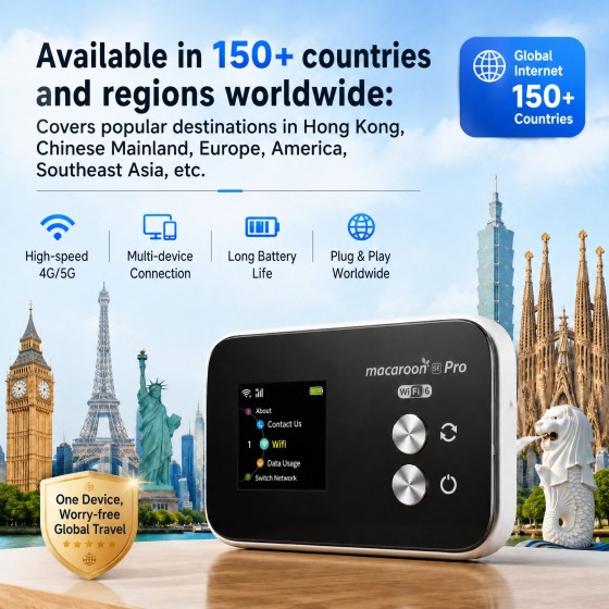 [Channel-specific] UROAMING - SE PRO- Global Internet WIFI [Device 0 yuan purchase gets 999 balance free]