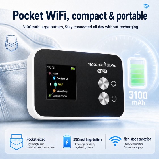 [Channel-specific] UROAMING - SE PRO- Global Internet WIFI [Device 0 yuan purchase gets 999 balance free]